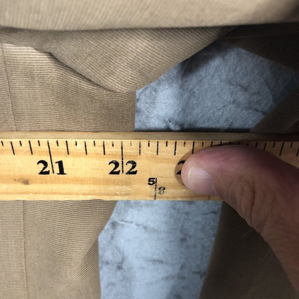 Banana Republic Men 44R Sport Coat Blazer Three Button Brown Cotton Preppy - Picture 4 of 16